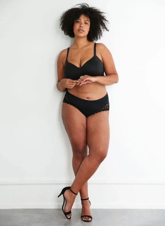 Aida Sowe — Plus Size Model, Danish