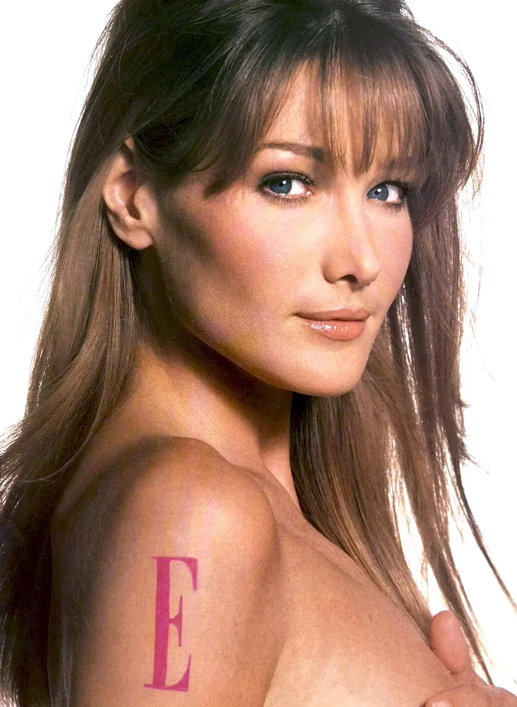 Carla Bruni photo 10 — Blue, Caucasian