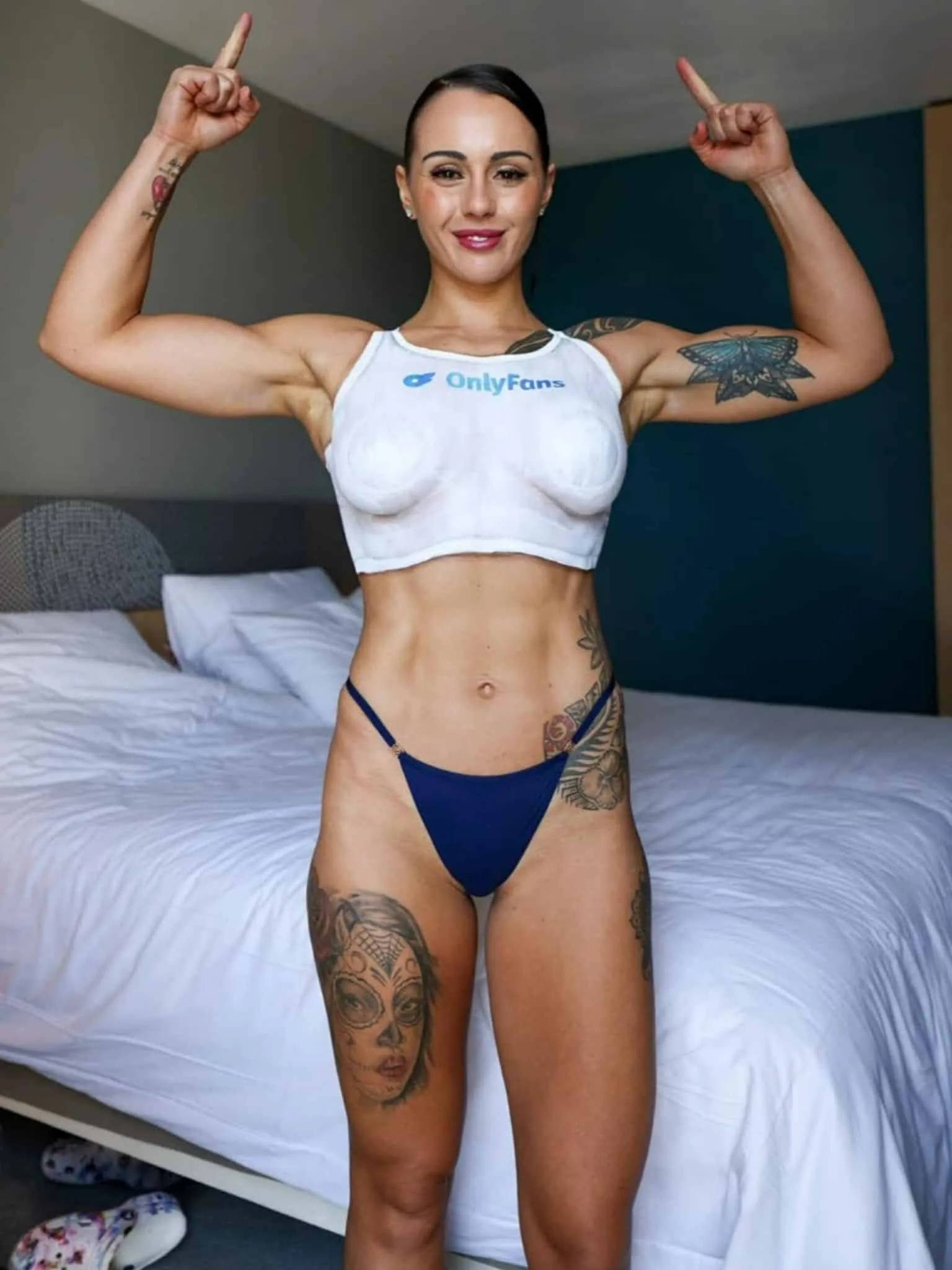 Cherneka Johnson — Fitness Model, Glamour Model, Sportswoman: Gloved Boxer, Australian),  (New Zealander