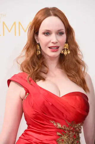 Christina Hendricks photo 10 — Blue, Caucasian