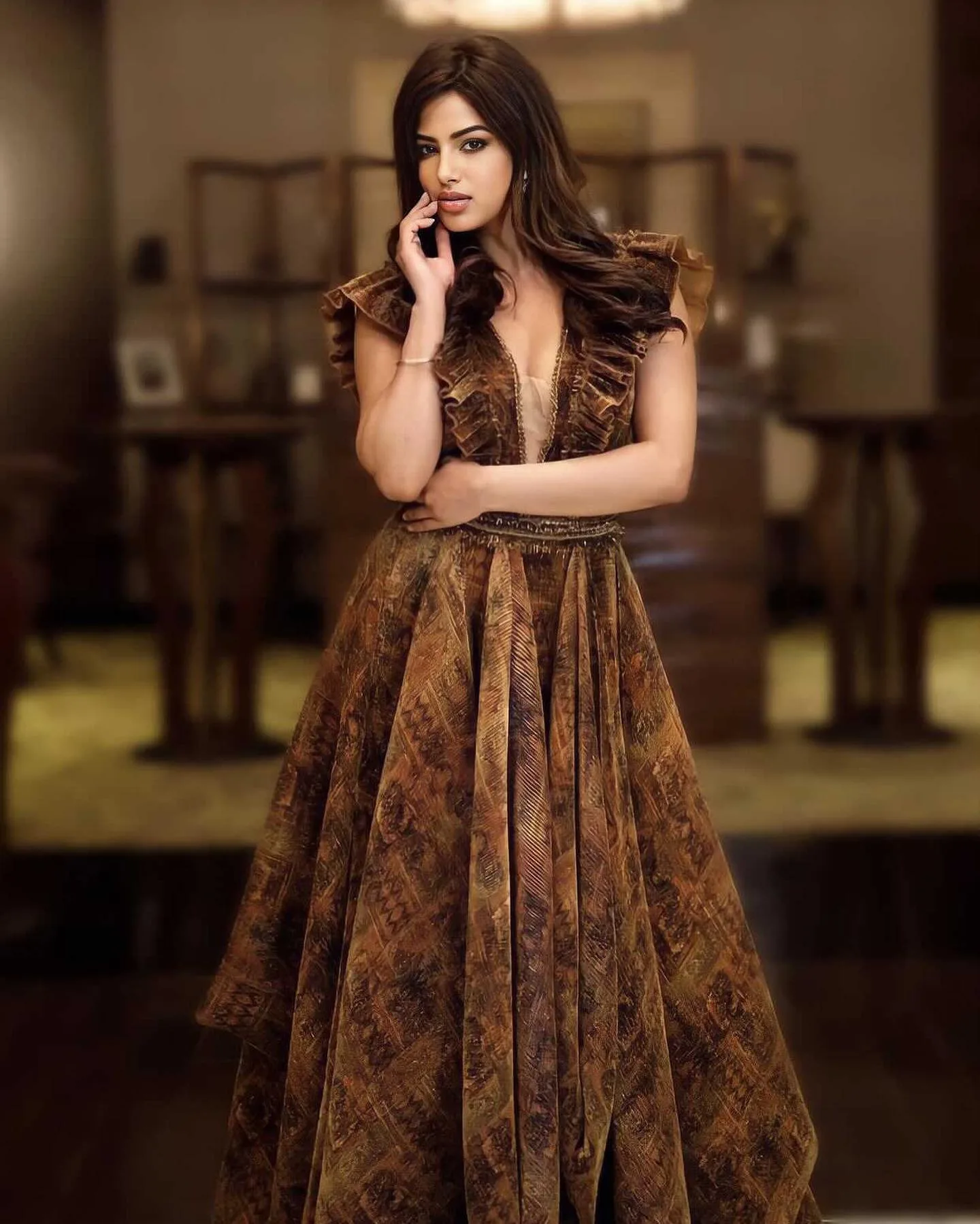 Harnaaz Sandhu photo 7 — Indian, Brown
