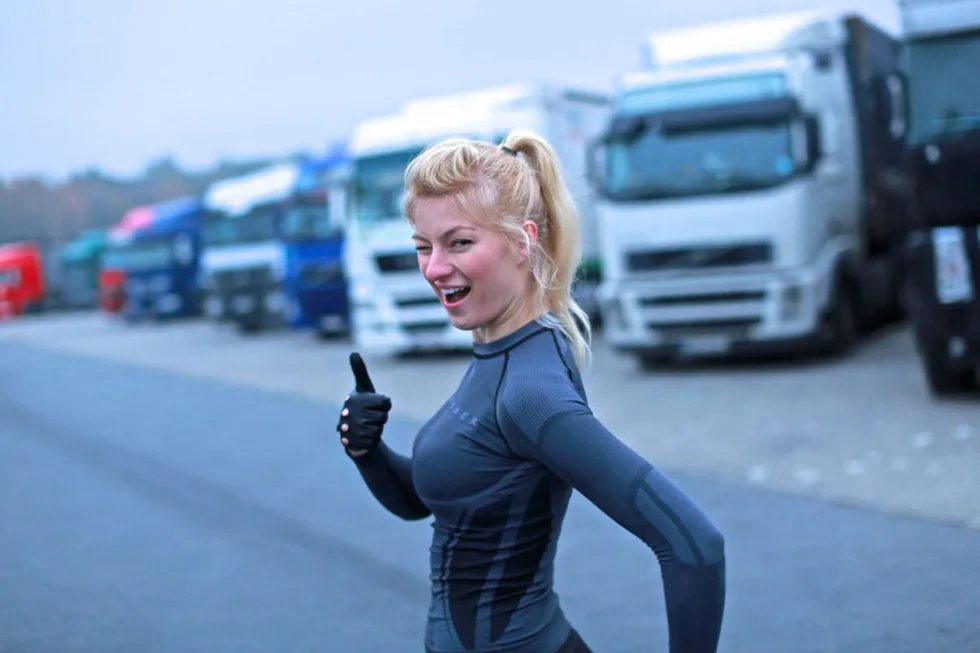 Iwona Blecharczyk photo 9 — Caucasian, Trucker
