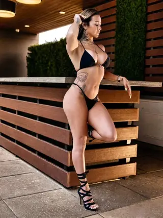 Karla Rodriguez photo 14 — Brown, Muscular