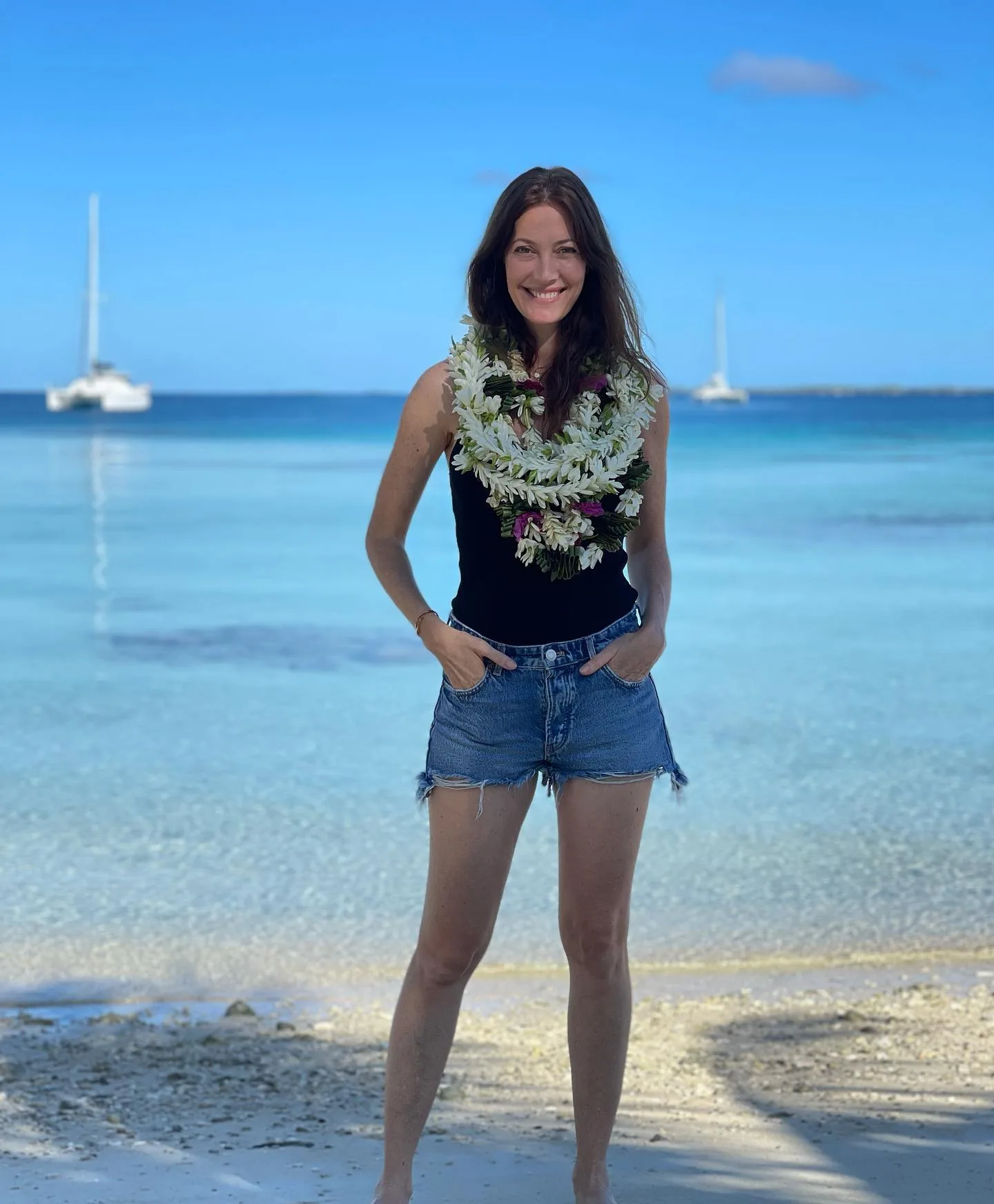 Mareva Galanter — Actress, Beauty pageant contestant (former), Musician, French