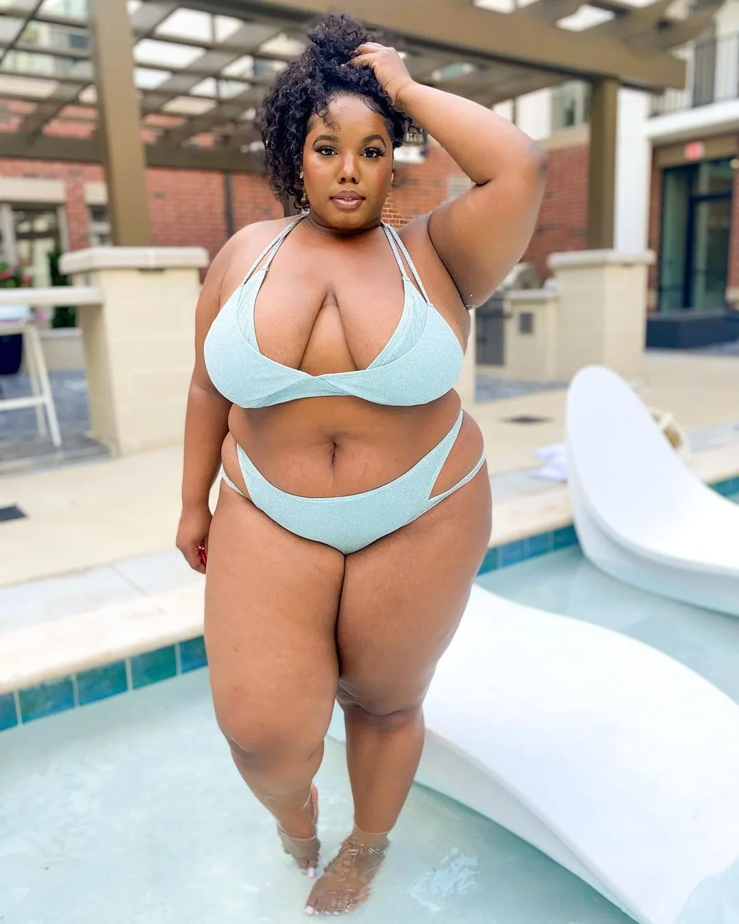 Meshia Ferguson — Plus Size Model, Jamaican