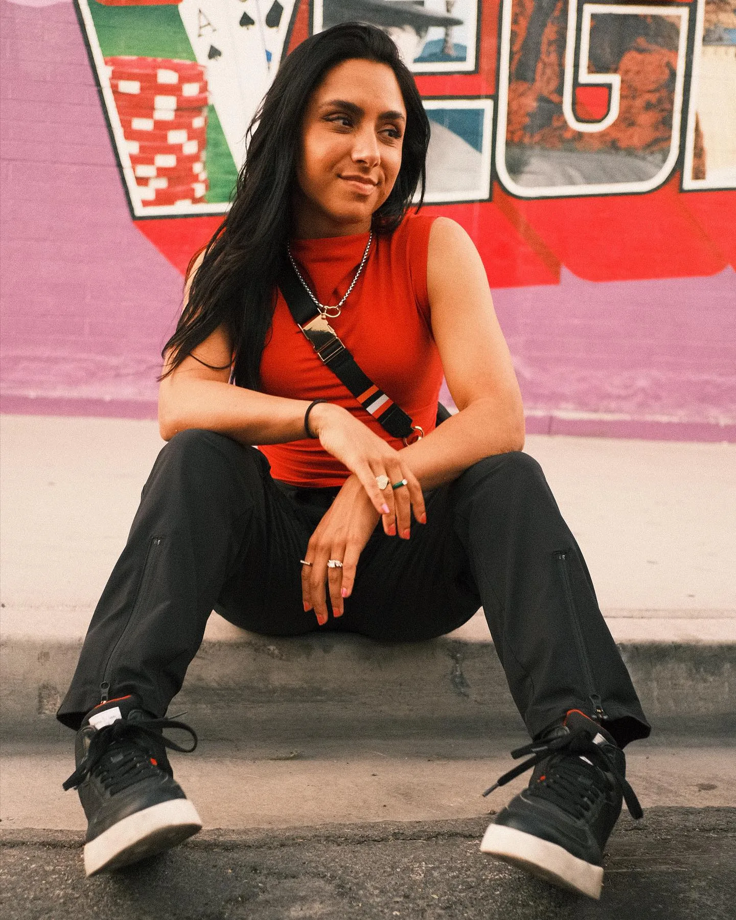 Michelle Khare photo 2 — Black, Athletic