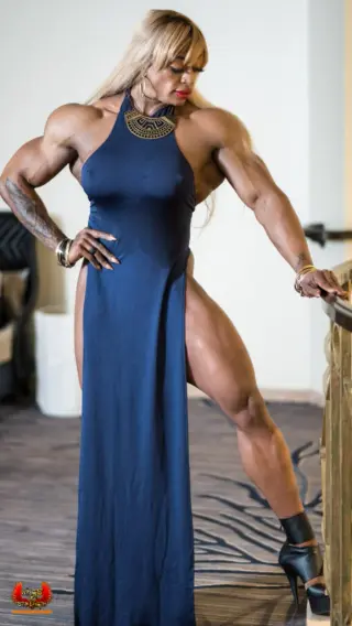 Monique Jones photo 2 — Black, Muscular