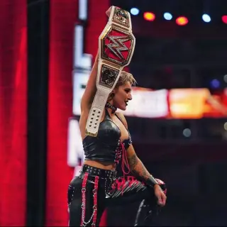 Rhea Ripley photo 21 — Muscular, Blue