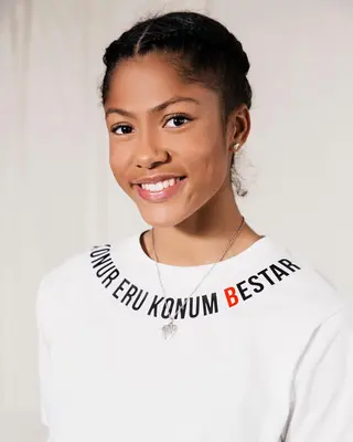 Sveindis Jane Jonsdottir photo 1 — Icelandic),  (Ghanaian, Black